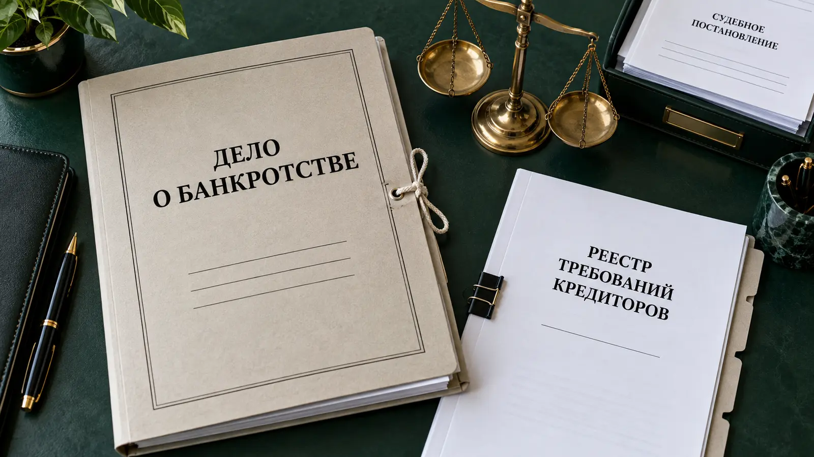 Документы о завершении деятельности компании и расчётах с кредиторами