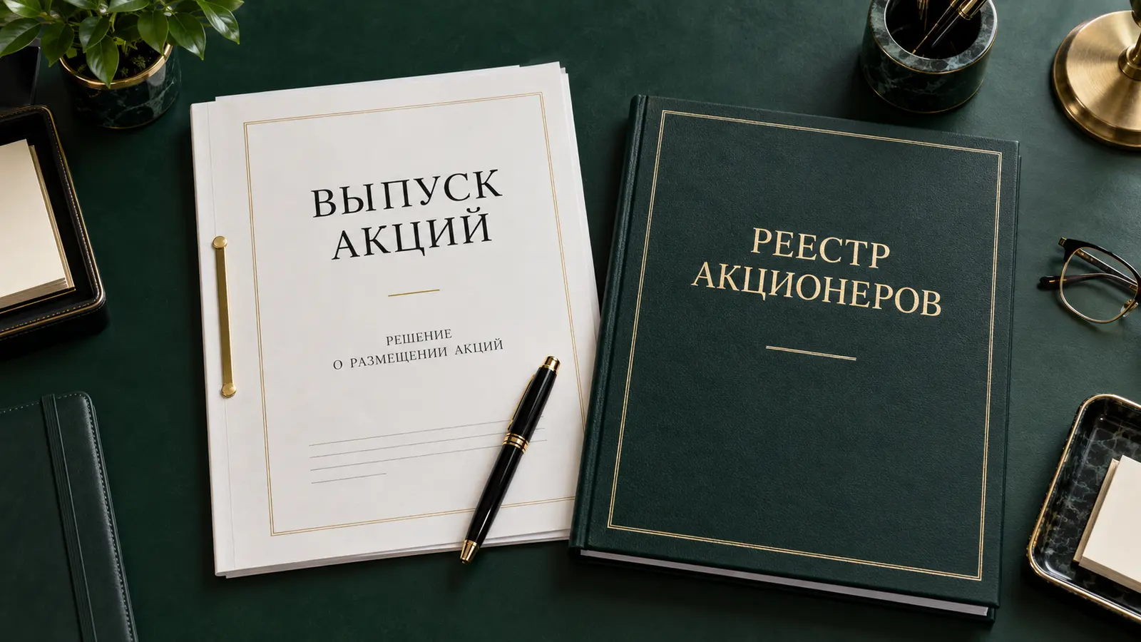 Документы выпуска акций и реестр акционеров