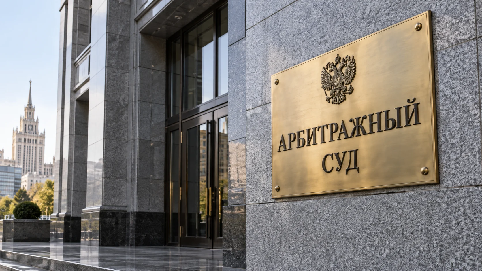 Здание арбитражного суда в Москве