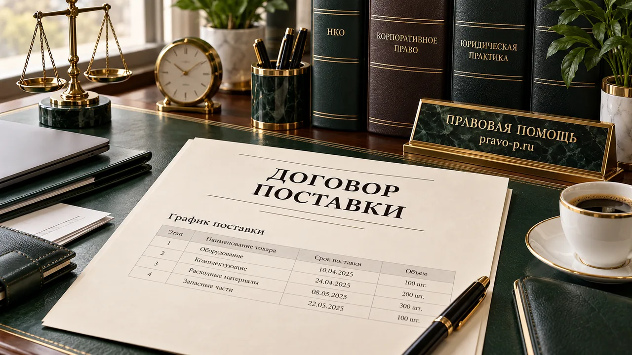 Договор поставки и график поставки
