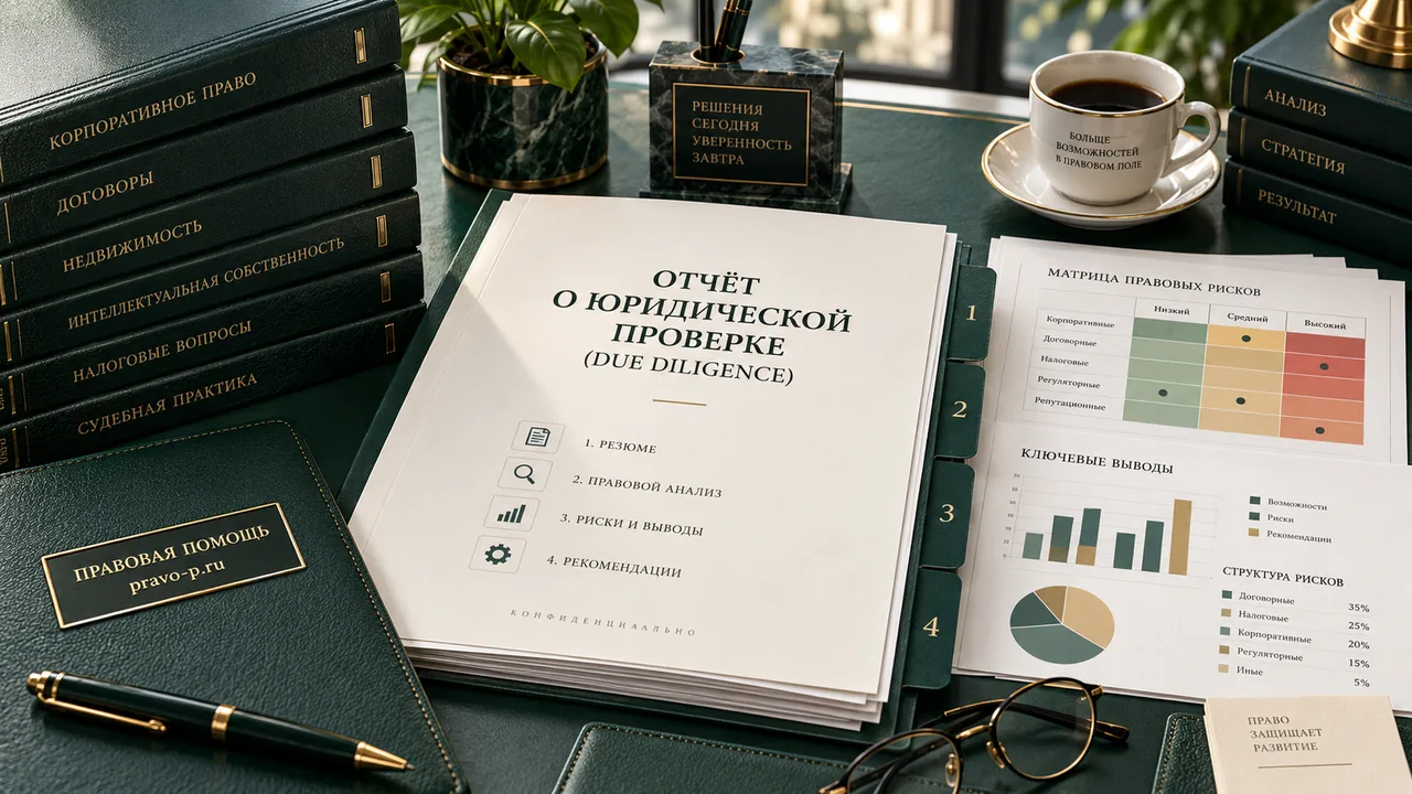 Отчёт о юридической проверке (due diligence) и матрица рисков
