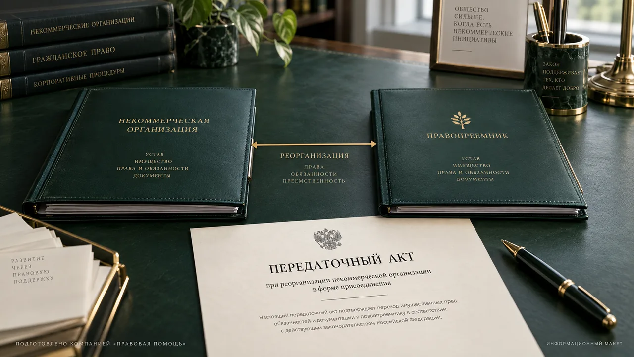 Передаточный акт при реорганизации НКО